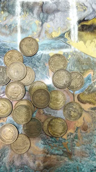Lote de 20 monedas de 1 peseta