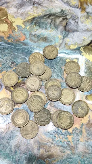 Lote de 20 monedas de 1 peseta