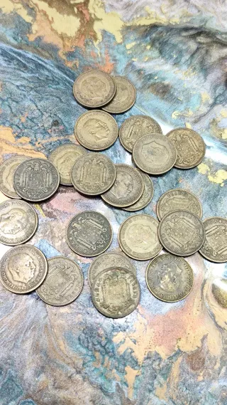 Lote de 20 monedas de 1 peseta