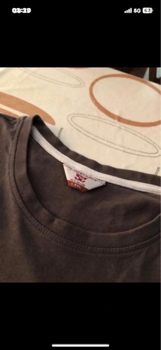 Maglietta uomo nera taglia XXL