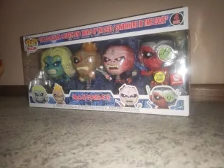 Funko Pop Iron Maiden 4 Pack Glow In The Dark
