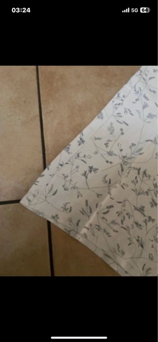 Maglietta uomo fantasia fiori blu L