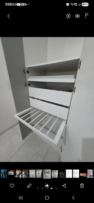 Armario Ikea 75cm Blanco