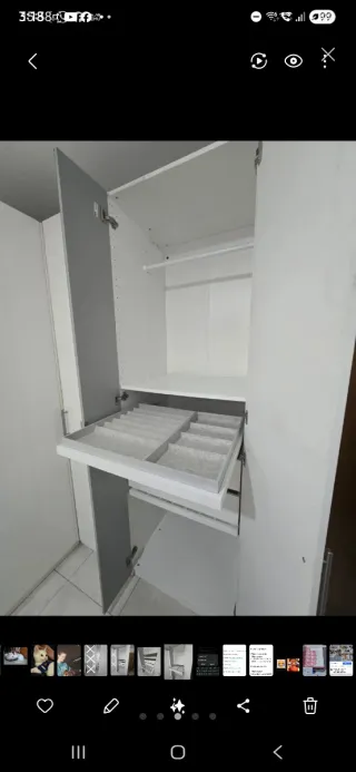 Armario Ikea 75cm Blanco