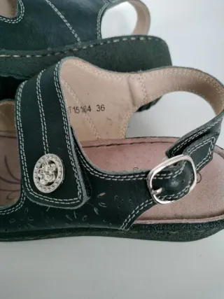 Sandalias cómodas mujer azul marino