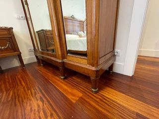 Dormitorio completo madera maciza antiguo