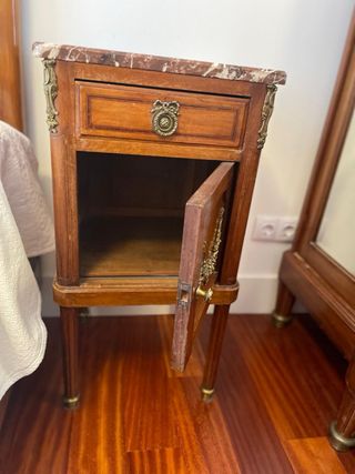 Dormitorio completo madera maciza antiguo