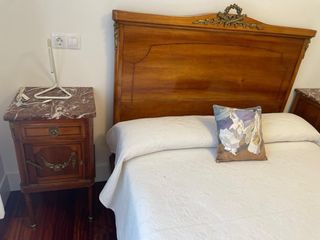 Dormitorio completo madera maciza antiguo