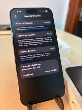 iPhone 15 Pro Max - 256GB - Como nuevo