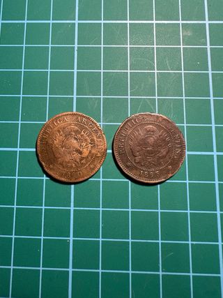 Moneda Antigua Argentina Libertad 1895