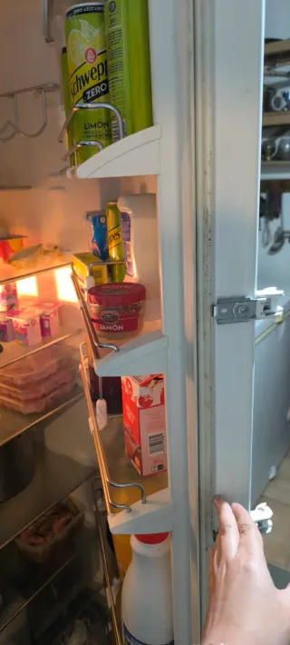 Nevera grande blanca