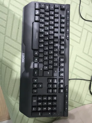 Teclado KROM Negro+ Raton