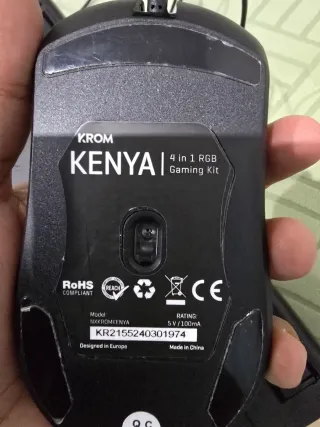 Teclado KROM Negro+ Raton