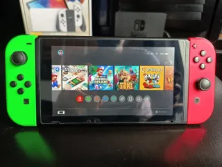 Nintendo Switch Verde y Rosa