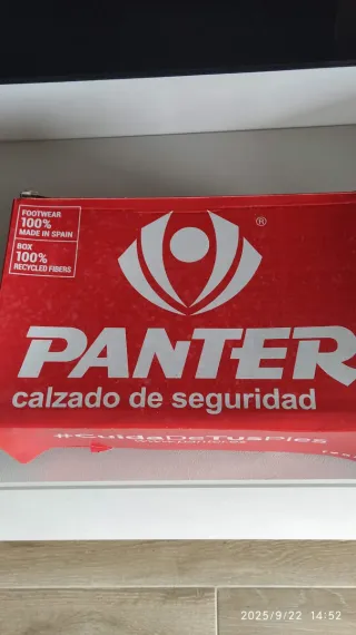 Zapatos Seguridad. Panter.