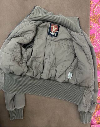 Giacca bomber verde oliva