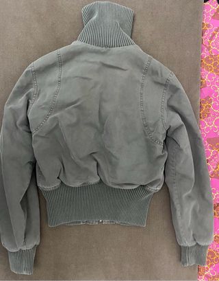 Giacca bomber verde oliva