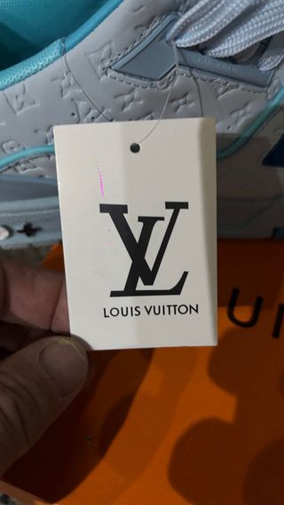 Zapatos Louis Vuitton Azules y Blancos