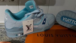 Zapatos Louis Vuitton Azules y Blancos