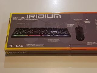 Combo Teclado Gaming con Raton The G-Lab Iridium