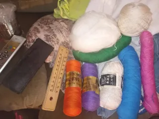 Ovillos de lana varios colores hilo de teje td clr