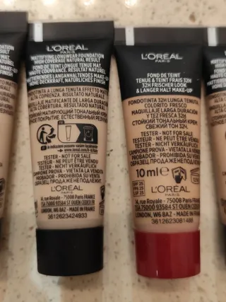 L'Oréal Infallible Colección 5 Mini Bases