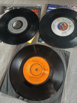 David Bowie lote de 7 singles