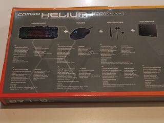 Combo Teclado y Ratón Gaming G-Lab Helium