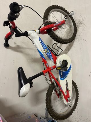 Bicicleta Infantil California Roja y Blanca