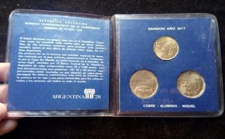 Blister Monedas Mundial Argentina 1978