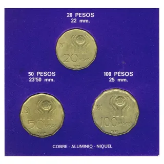 Blister Monedas Mundial Argentina 1978