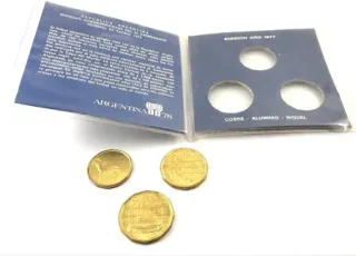 Blister Monedas Mundial Argentina 1978