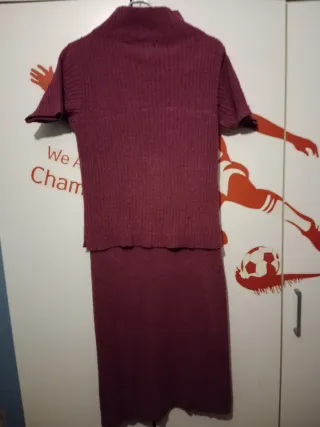 Traje de Falda larga con detalles