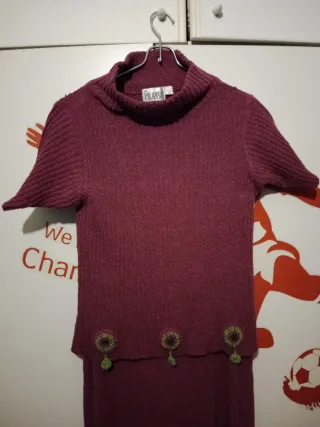 Traje de Falda larga con detalles