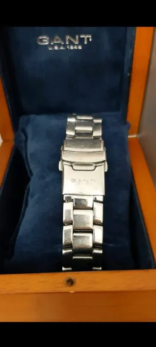 Reloj GANT Pulsera Azul y Plateado