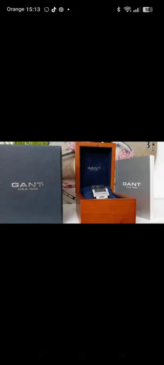 Reloj GANT Pulsera Azul y Plateado