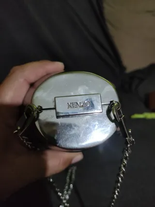 Bolso Kenzo Garra Metal Plateado