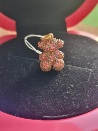 Colgante Oso Tous Oro y zafiros