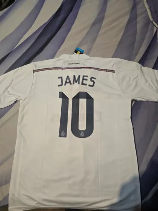 Camiseta Real Madrid #10 James Rodriguez Adidas