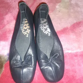 Zapatos de piel negros