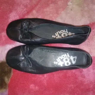 Zapatos de piel negros