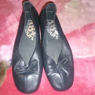 Zapatos de piel negros