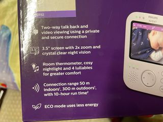 Cámara Vigilabebés Philips Avent 3.5 Premium