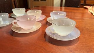 Juego de 6 Tazas de Cristal