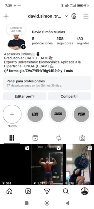 Asesorías Entrenamiento Online