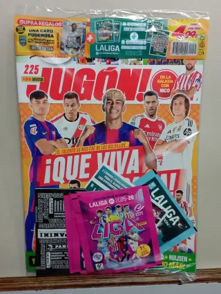 Revista Jugón 225 con cromos y regalo