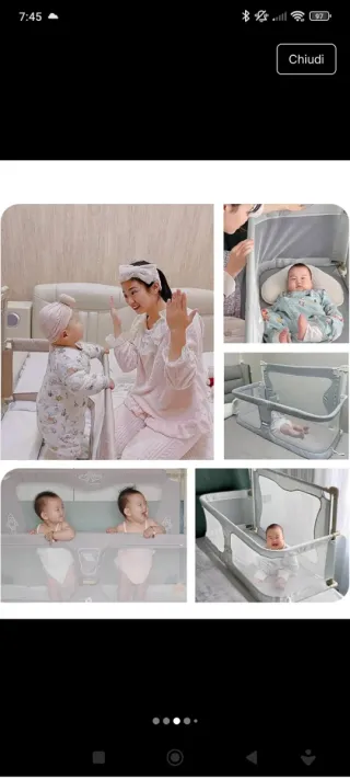 Culla da letto per neonato