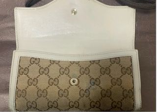 Portafoglio Gucci Beige e Bianco