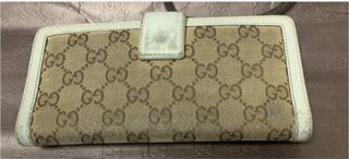 Portafoglio Gucci Beige e Bianco