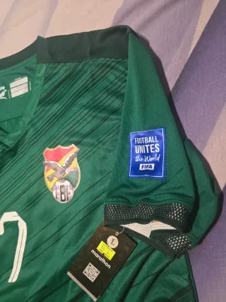 Camiseta Bolivia #7 Miguelito Terceros Marathon